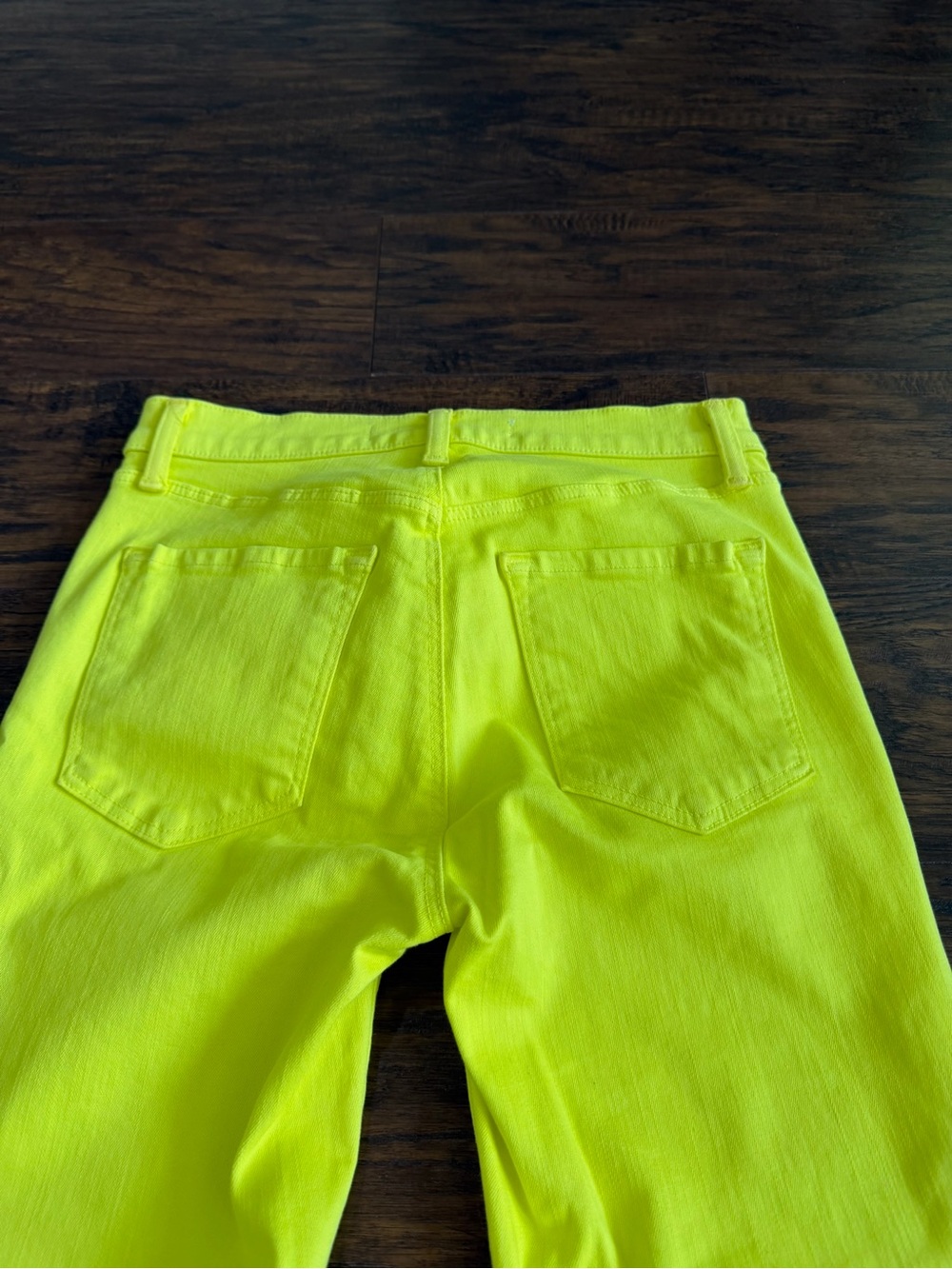 J Brand for Neiman Marcus Women's Yellow Jeans Size 24 - Picture 5 of 10